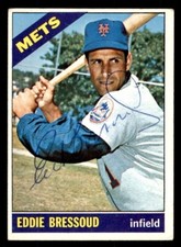 1966 Topps Baseball #516 Eddie Bressoud Signed Autograph (no COA) *d2