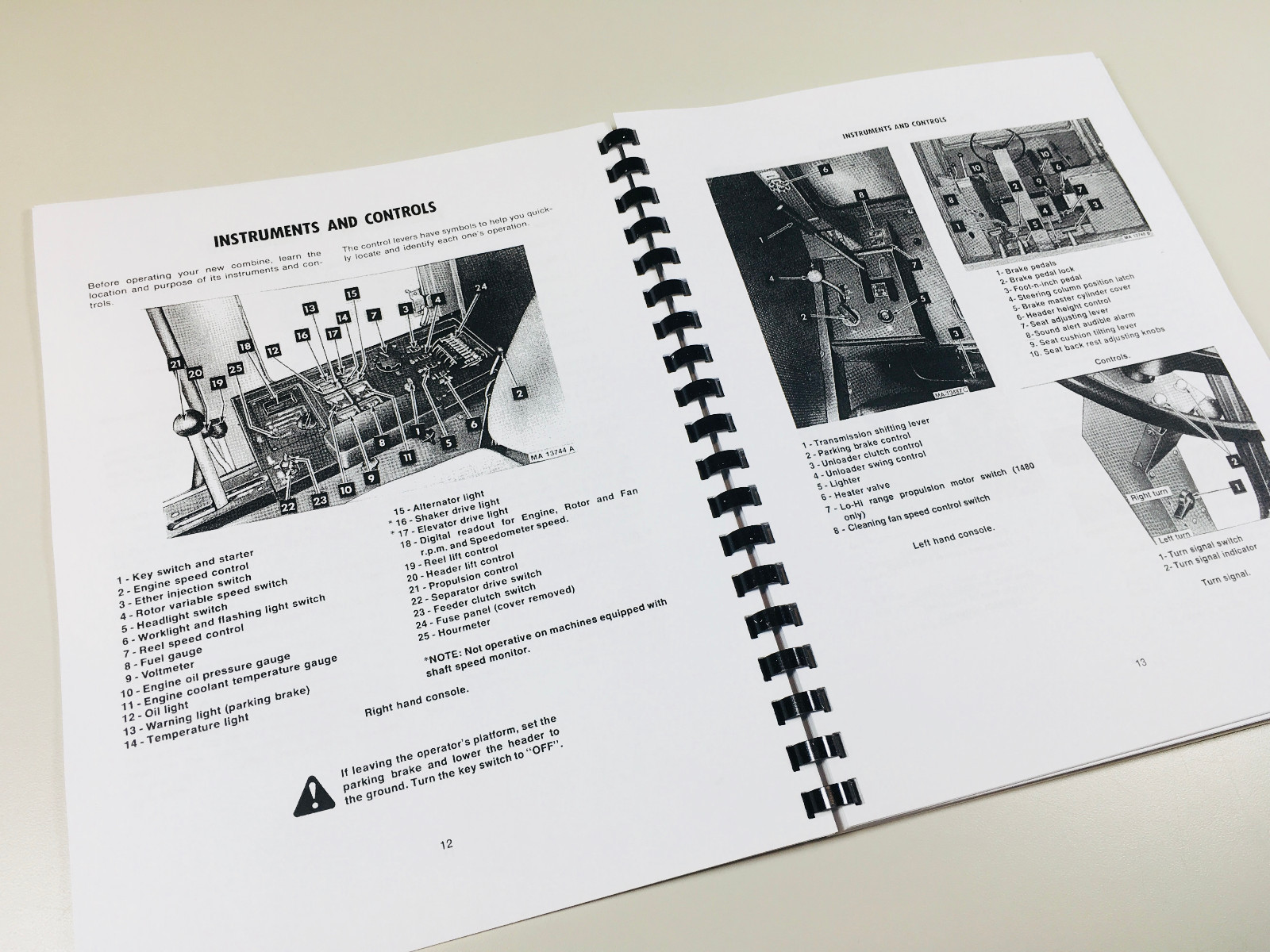 International 1440 1460 1480 Combine Operators Owners Maintenance Manual  Shop | eBay