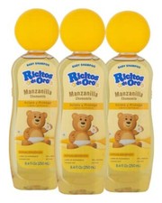 Chamomile Manzanilla, Baby Shampoo, Hypoallergenic, 3 Pack, 8.4 FL Oz Bottles