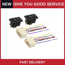 Universal 5 Pin Car Power Window Switch With Wiring Harness Pigtail Pack Of 4