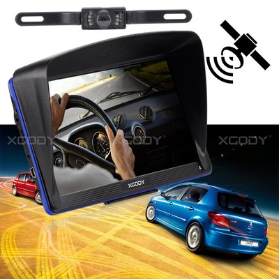 XGODY 7/'/' TRUCK CAR Navigation GPS Navigator SAT NAV 8GB US Map Reverse Camera
