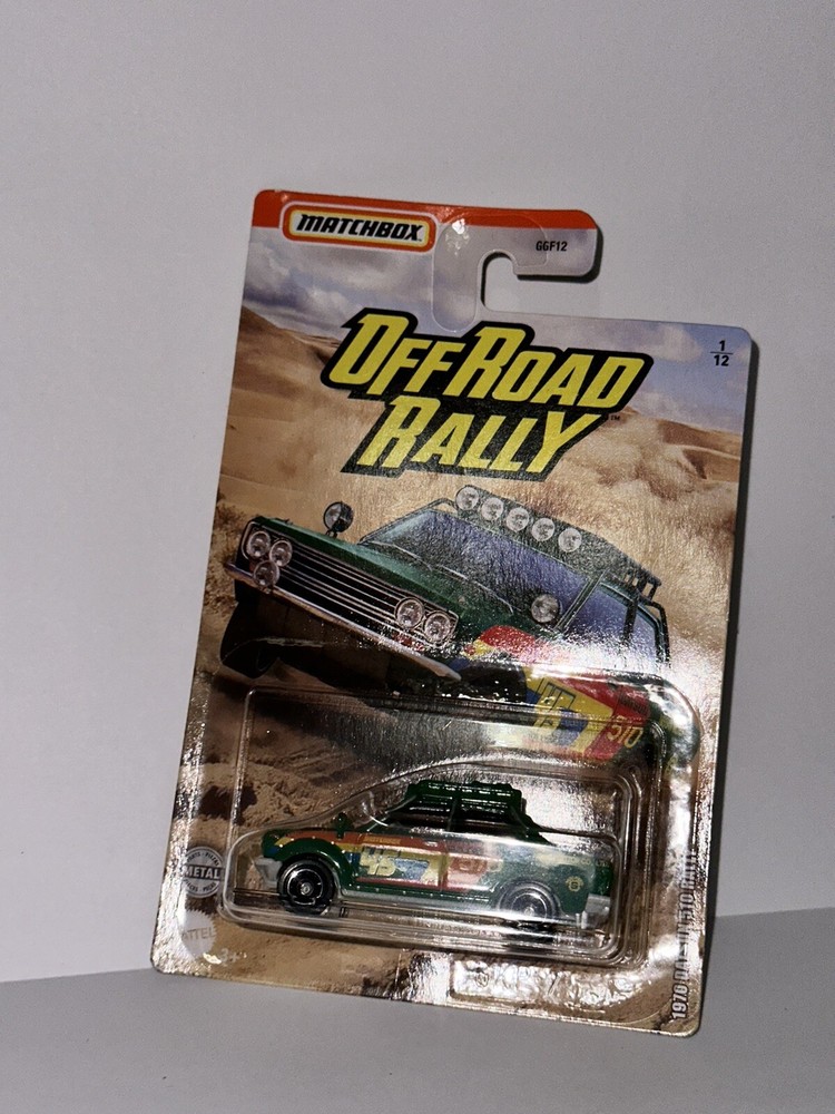 2020 MATCHBOX OFF ROAD RALLY #1 1970 DATSUN 510 RALLY GREEN +FREE CAR******