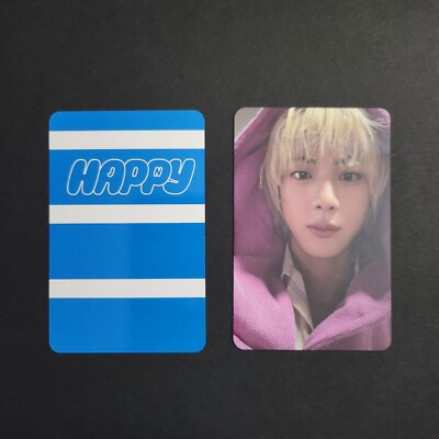 JIN DEBUT EP 'HAPPY' OFFICIAL ALBUM PHOTOCARDS [LUCKY DRAW