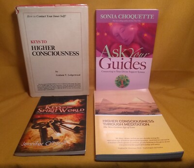 Higher Consciousness Meditation Spirit Guides 4 book lot