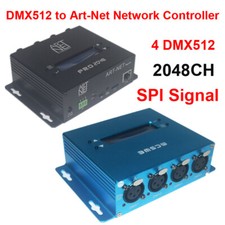 Art-Net Network to DMX512 Controller 2048CH Stage Lighting Controller 4 DMX SPI