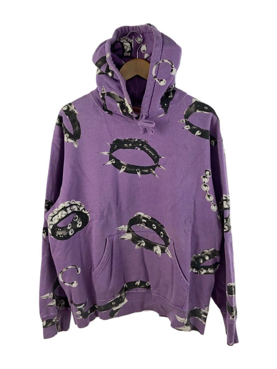 Sweat à capuche Supreme M coton violet occasion
