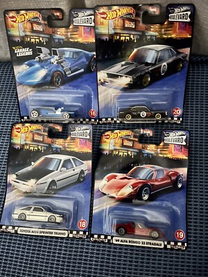 2020 Hot Wheels Boulevard Set Of 4
