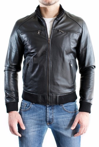 Veste Cuir Homme Vintage Pelle Pelle - Taille 2XL Noir, Occasion Très Bon état, Style Hip-hop