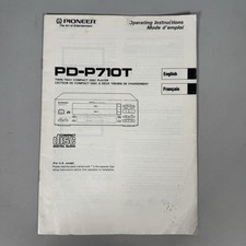 Pioneer PD-P710T Operating Instructions For Twin-Tray Compact Disc Player - Gen