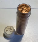 1973 LINCOLN WHEAT CENT ROLL UNC BU RED #241
