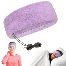 CozyPhones Fleece Sleep Headphones - Wired Over Ear from Violet
