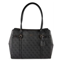 Guess Leona Schultertasche 37Cm #GUE-HWSG99_17230 (Coal Logo)