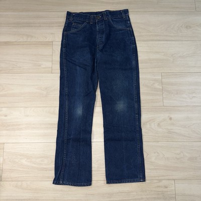 Vintage Saddle King Straight Leg Jeans Size 29x28 Faded Distressed Denim Talon