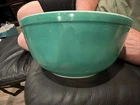Vintage Pyrex Nesting Mixing Bowl Green Bold Primary Colors 403