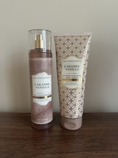 Bath Body Works Caramel Vanilla Set