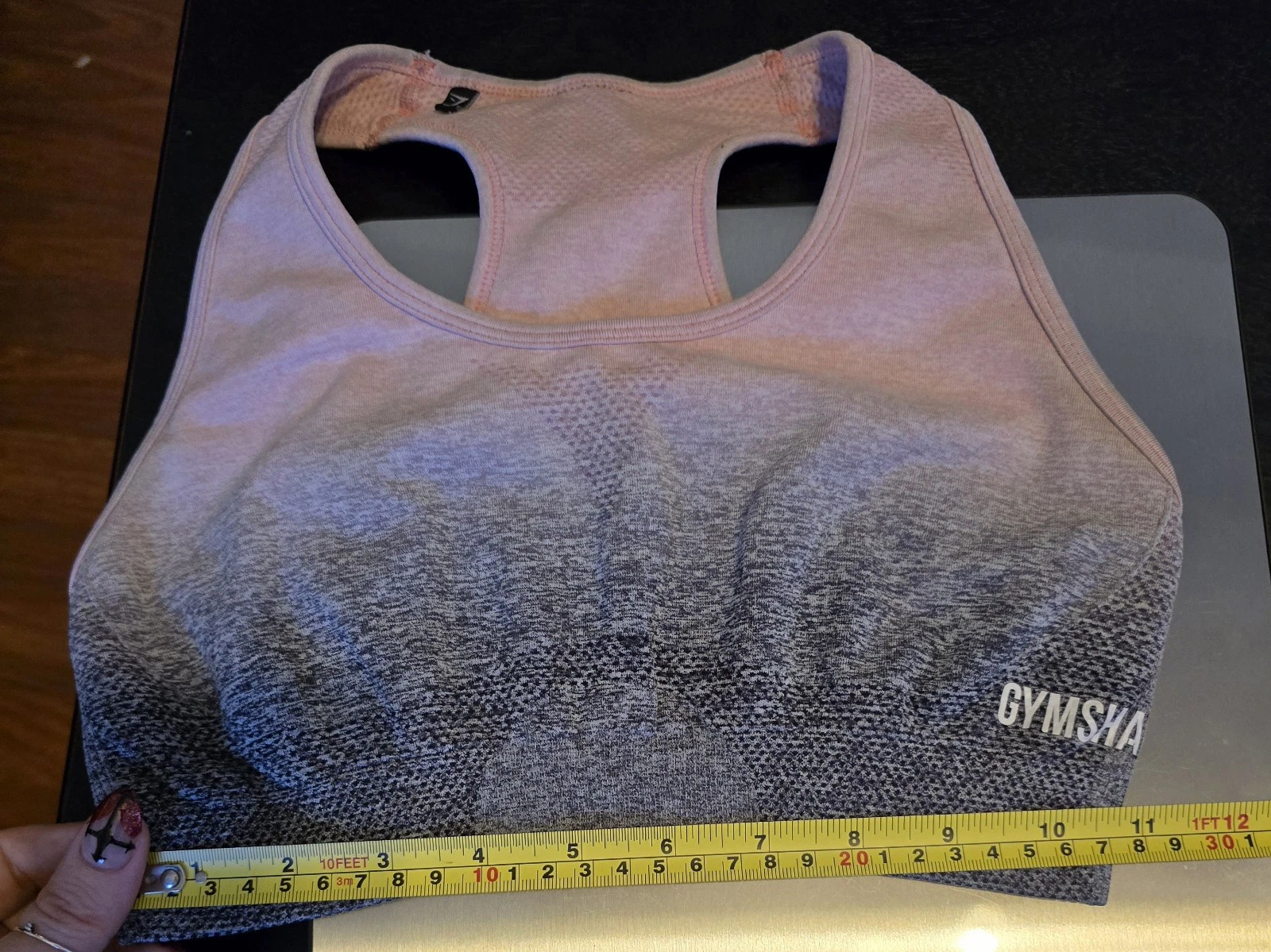 gymshark ombre tank-bra