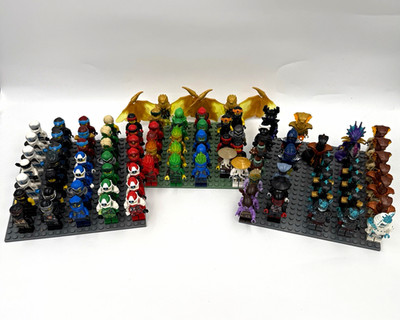 LEGO NINJAGO Minifigures Bundle - Large Collection - Many Figures - Tested