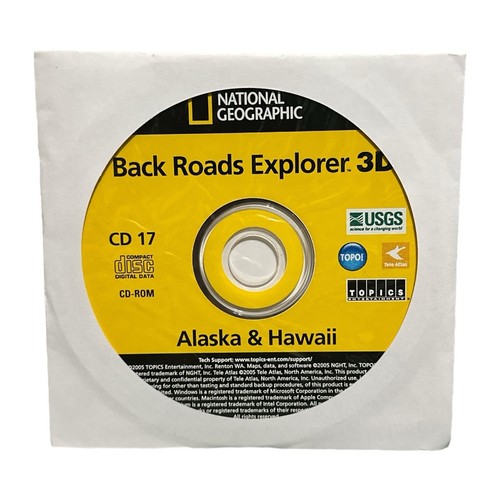 National Geographic Back Roads Explorer 3D – 17 CD Set –Windows 95/98/2000/ME/XP - Picture 10 of 10