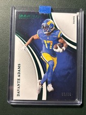2025 Panini Immaculate Davante Adams EMERALD /26 FOTL EXCLUSIVE