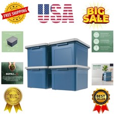 File Box Plastic File Organizer for Letter/Legal File, Document Box, Durable ...
