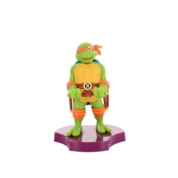 Exquisite Gaming Multicolore/Verde Tmnt: Michaelangelo - Cable Guy Holdem, Accessori Per Controller Gaming, - Immagine 2
