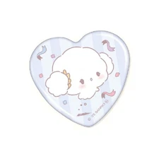Marimocraft Kogimyun Heart-Shaped Can Badge Blue 10th Anniversary