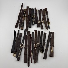 Lot of 25 Assorted Ladies Leather High Quality Watch Bands - Good Usable Bands