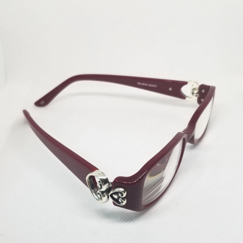 Brighton Brand + 2.5 Balboa Heart Frame Readers Dark Red - Image 2 of 4