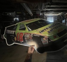 Interstate Batteries Dale Jarrett 18 Nascar Metal Sign Green Black Red