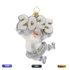 Christopher Radko Hand-Crafted European Glass Christmas Tree Decorative