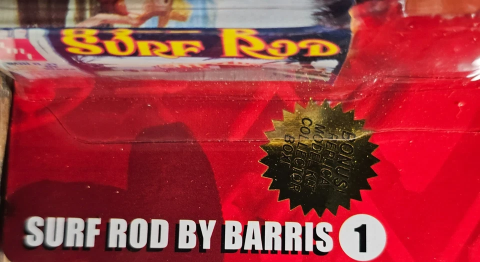 MOC Johnny Lightning Classic Plastic Surf Rod by Barris #1 Full Top - Image 4 of 4