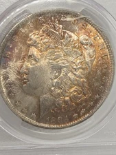 1884 O $1 Morgan Dollar PCGS MS63 Toned