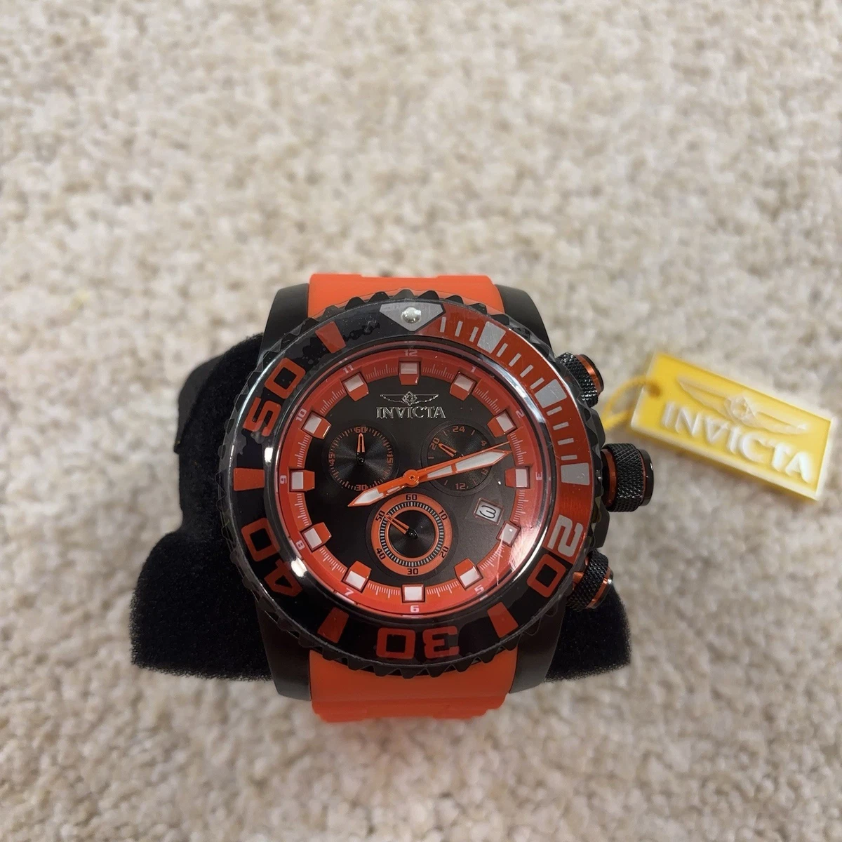 迫力デザイン☆レーシングカラー INVICTA Sea Hunter 48990 Band For 