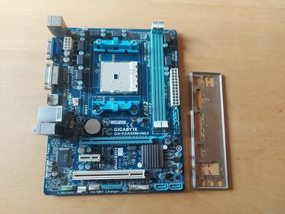 GIGABYTE GA-F2A55M-HD2 MAINBOARD AMD SOCKET FM2 DDR3 RAM FUNKTION TOP