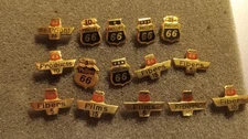 15 Phillips 66 Petroleum 1/10 10k Service Award Pins 14.3 Grams