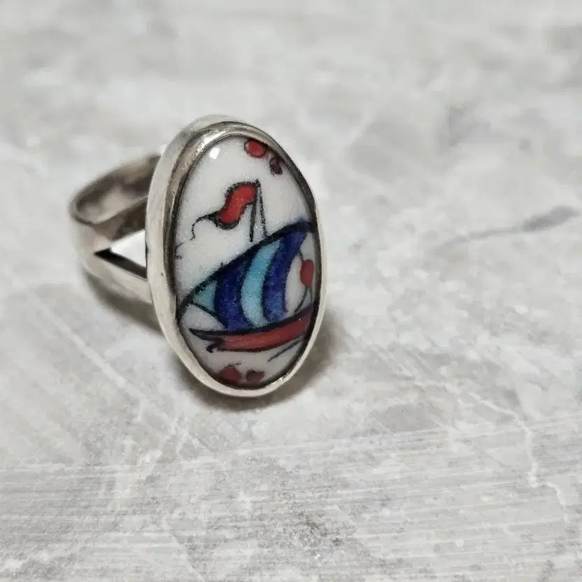 925 Silver Handmade Dotted Pattern Ring - Adjusta… - image 8