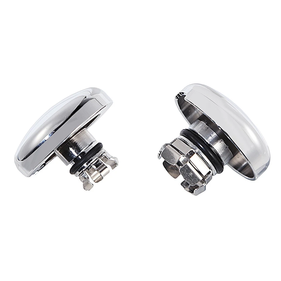 Tapas de tuerca de eje delantero cromadas para Harley Touring Road Glide FLTRX 2024-2025 Foto 4 de 4