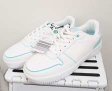 Crane White Sneakers Teal Blue Shoes Low Top ...