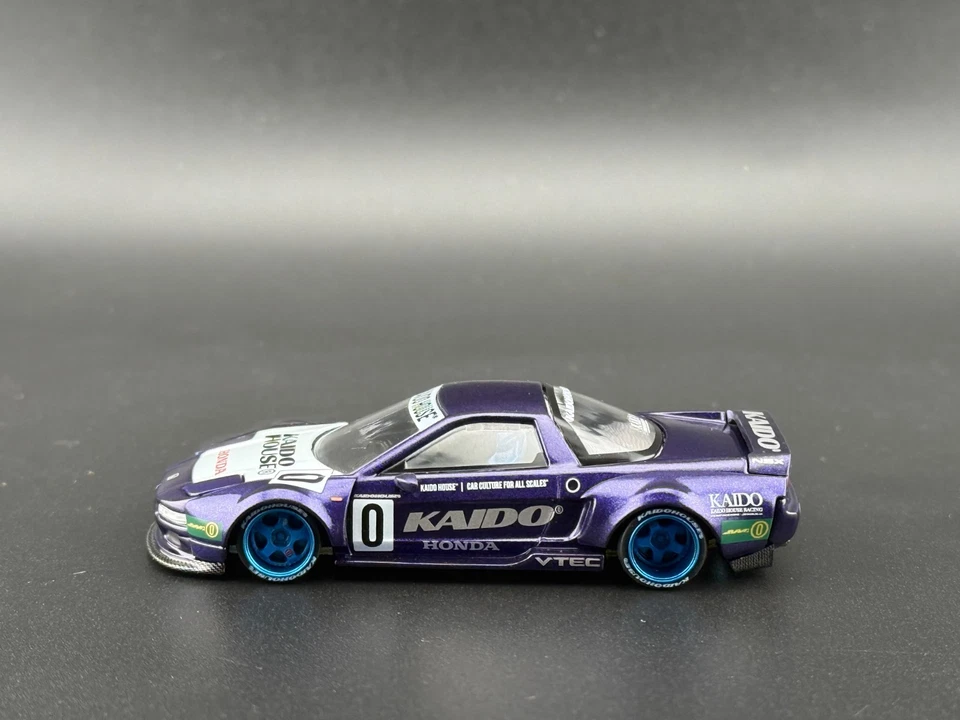 Kaido House x Mini GT Honda NSX Kaido Racing V2 púrpura #173 1/64 Foto 2 de 4