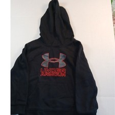Under Armour Boys Black Pullover Hoodie - Size 7