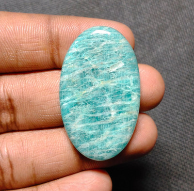 Natural Green Amazonite Cabochon Loose Gemstone For Jewelry 43 Cts. ME-14500