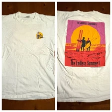 Vtg 90s Bruce Browns The Endless Summer II Official Surfer Movie T-Shirt M Usa