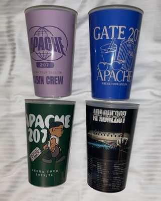 4x Tourbecher APACHE 207 ARENA TOUR 2025, Becher, 0,5l
