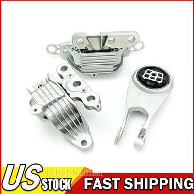 3PCS For 19-16 Chevrolet Malibu 1.8 Hybrid Engine Mounts & Automatic Trans Mount