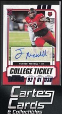 Forrest Merrill 2021 Panini Contenders Draft Picks #263 Blue Rookie Auto 52/99