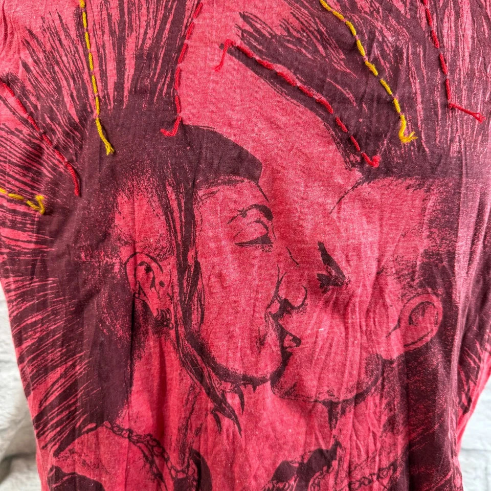 Punk Rockers Kissing T-Shirt Mens Small Unisex Mohawk SURE Brand - Image 2 of 4
