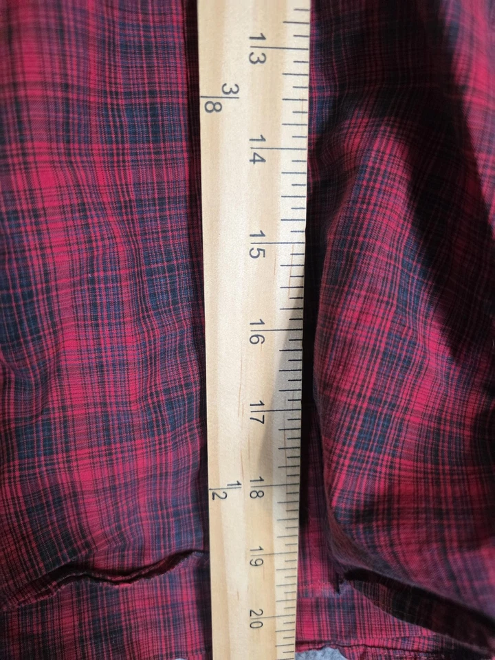 Ariat Pro Paxton Shirt Boys XS Red Black Plaid Long Sleeve Western Button Up - Image 4 of 4