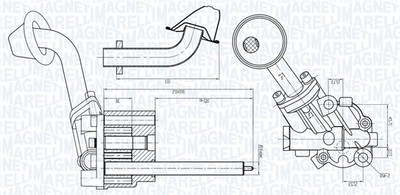 Magneti Marelli 351516000005 oil pump for Seat VW