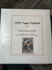 1975 Topps Football Complete Set with Joe Theismann SGC 6.5 RC- EX-VG 528/528