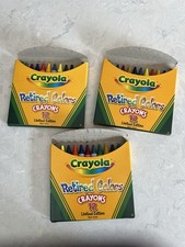 Crayons 2003, 12 retried colors, price for all 3 boxes 80. 1 box is 30